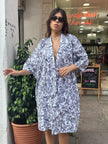 Vintage cotton yukata robe