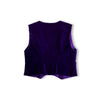 Vintage woman's purple velvet vest