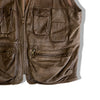 Vintage brown leather vest