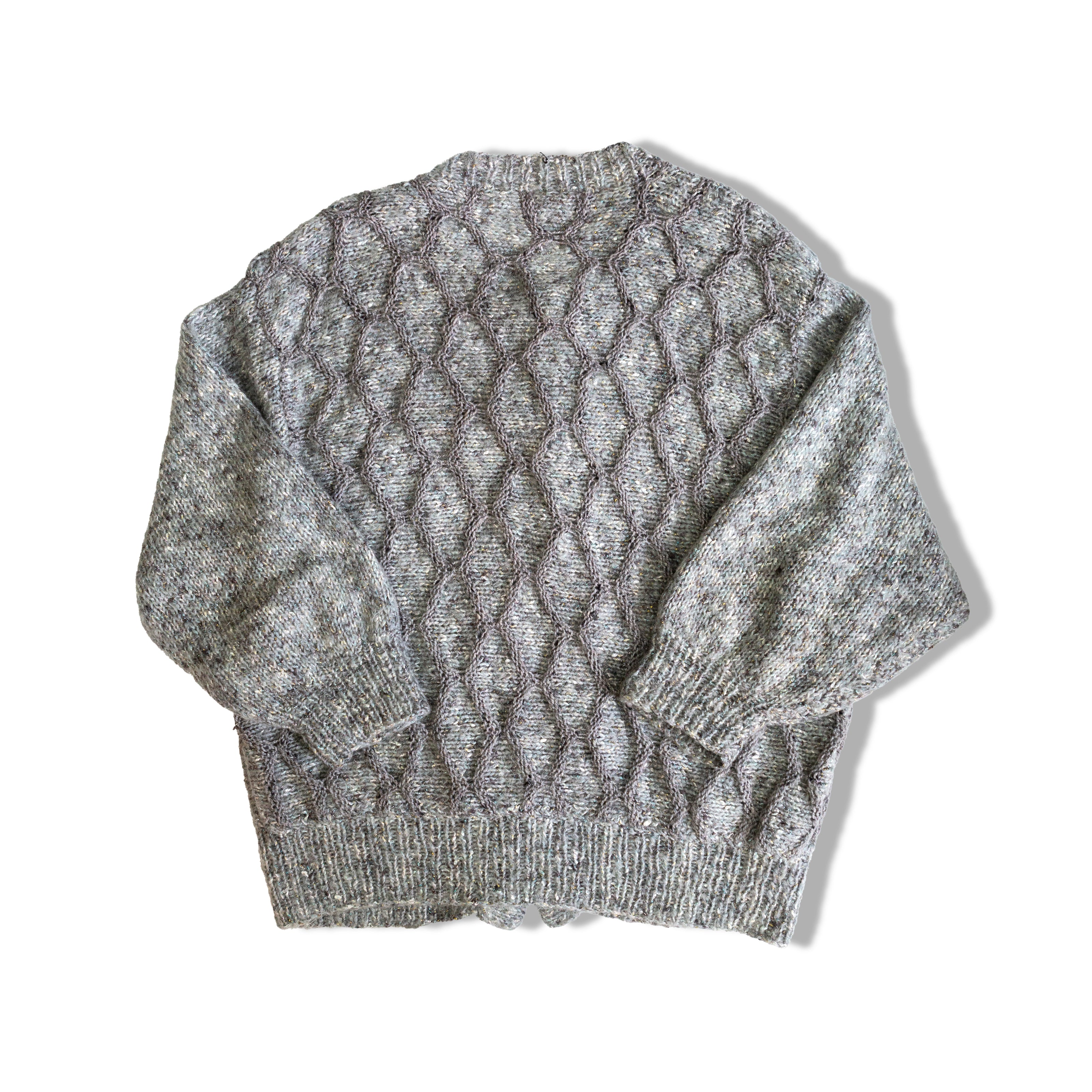 Vintage cozy cableknit cardigan