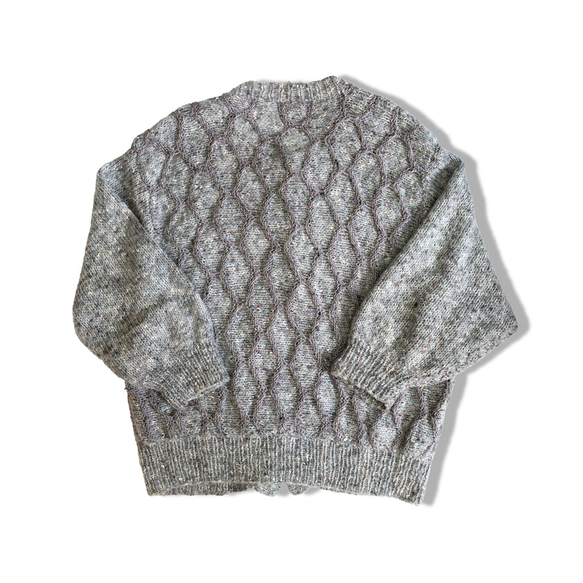 Vintage cozy cableknit cardigan