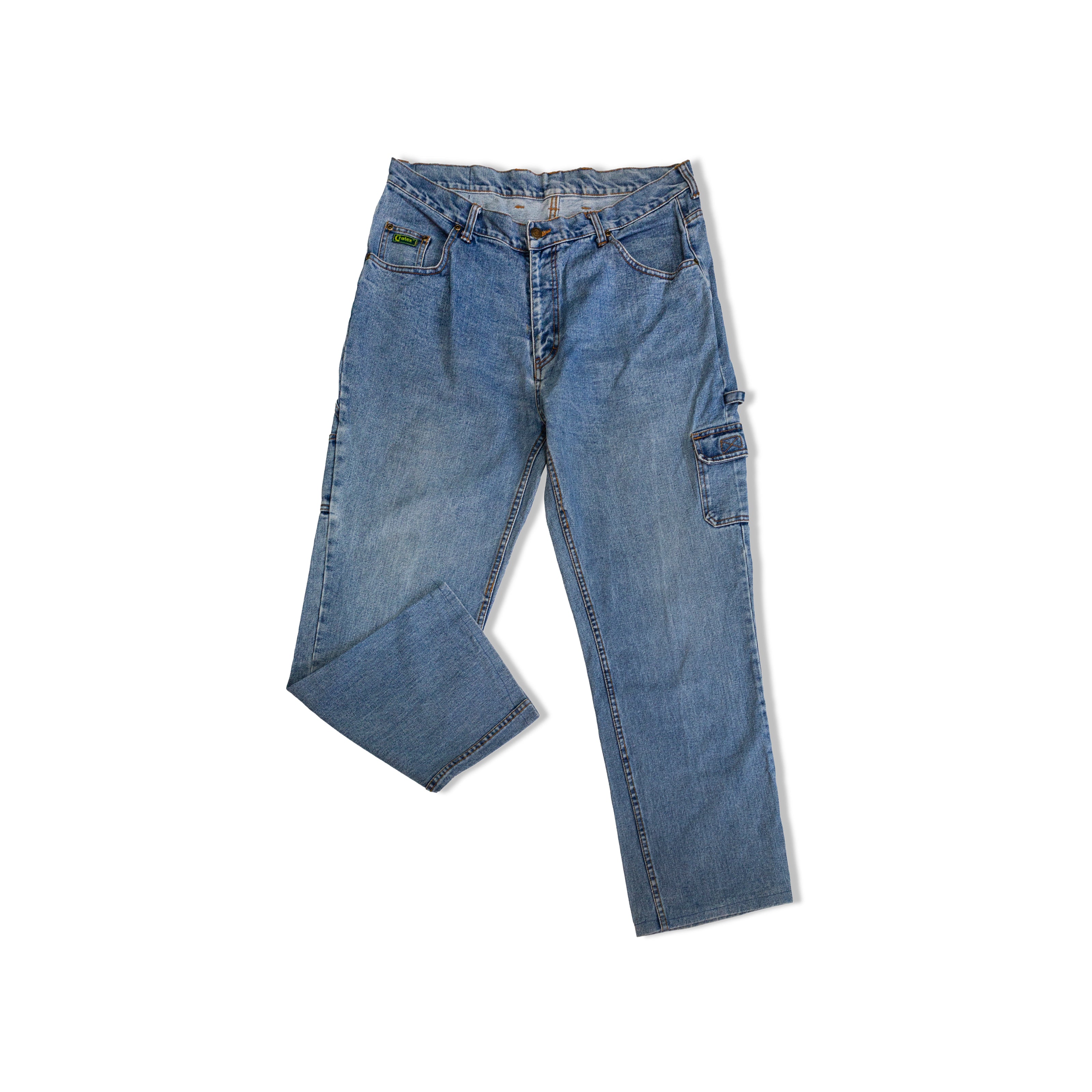 Baggy high waisted jeans w38