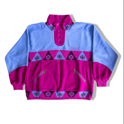 Vintage funky colorful fleece (L)