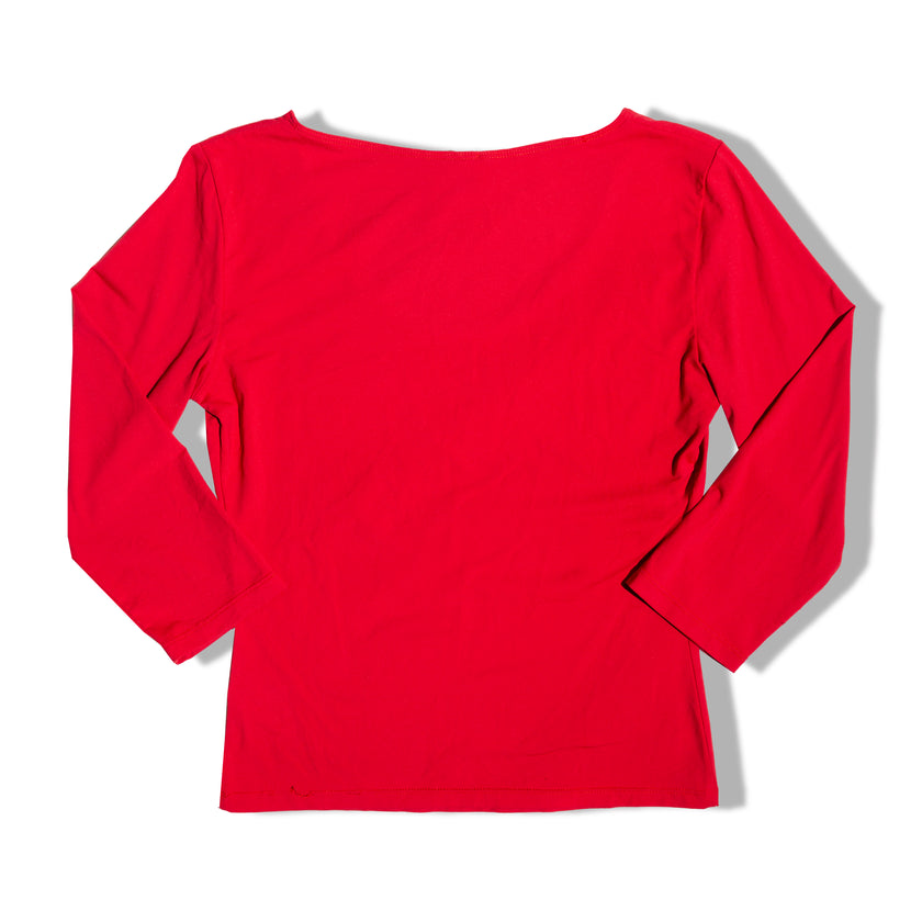 Roccobarocco bright red top
