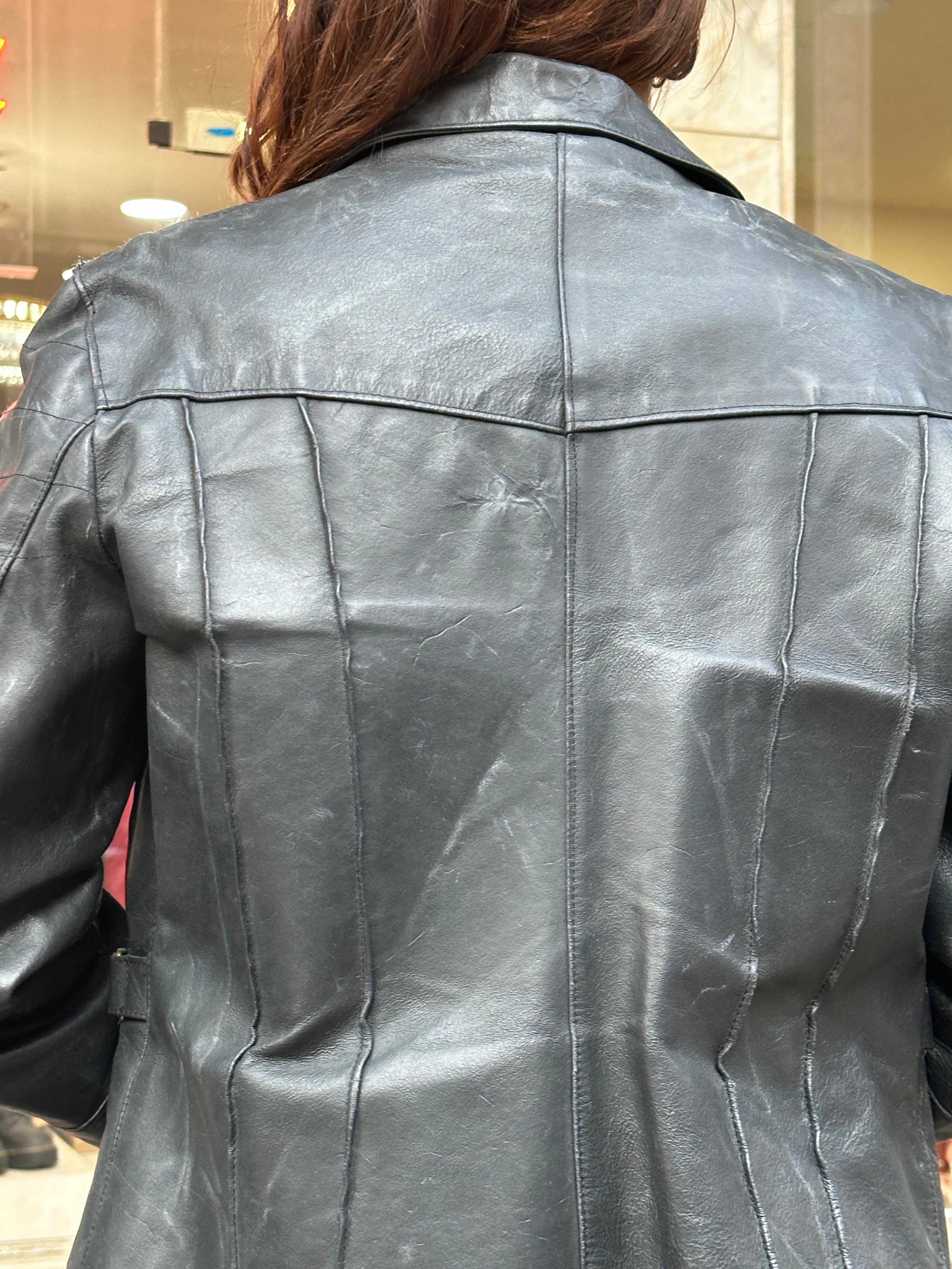 Vintage Typify genuine leather jacket