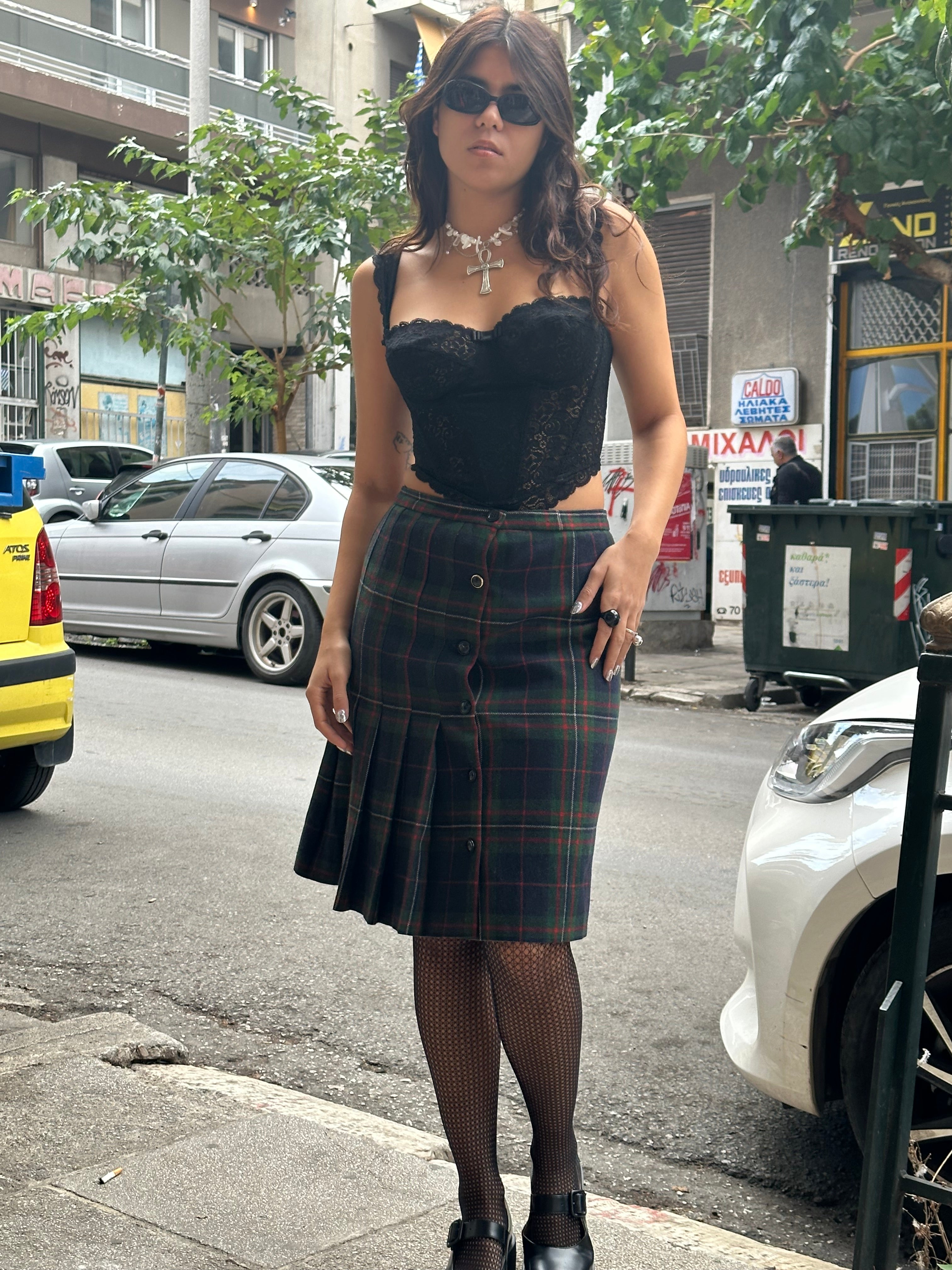 Super hot vintage plaid skirt