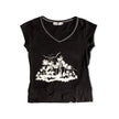 Y2K graphic top (M)