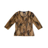 Your 6th sense leopard 3/4 sleeves top