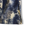 Unique denim animal print skirt