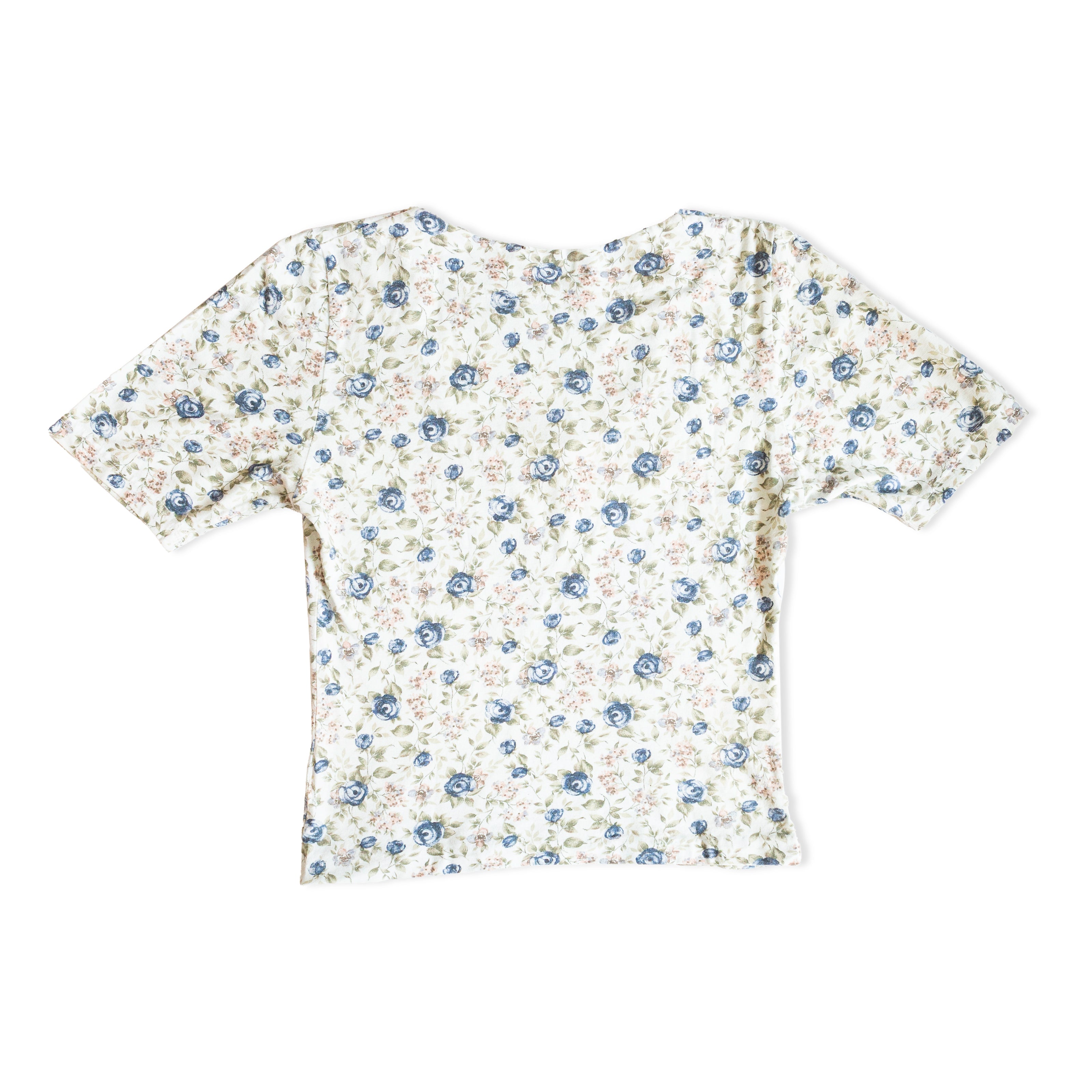 Super cute body fitting floral top (S/M)