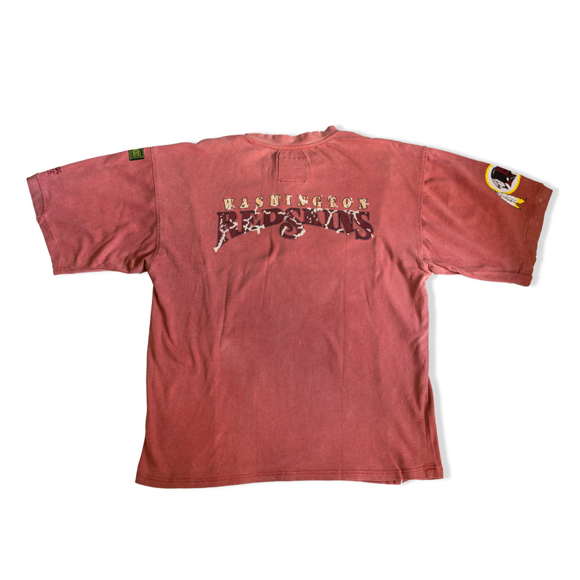 Vintage Washington Redskins Henley T-Shirt – 90s NFL Graphic Tee