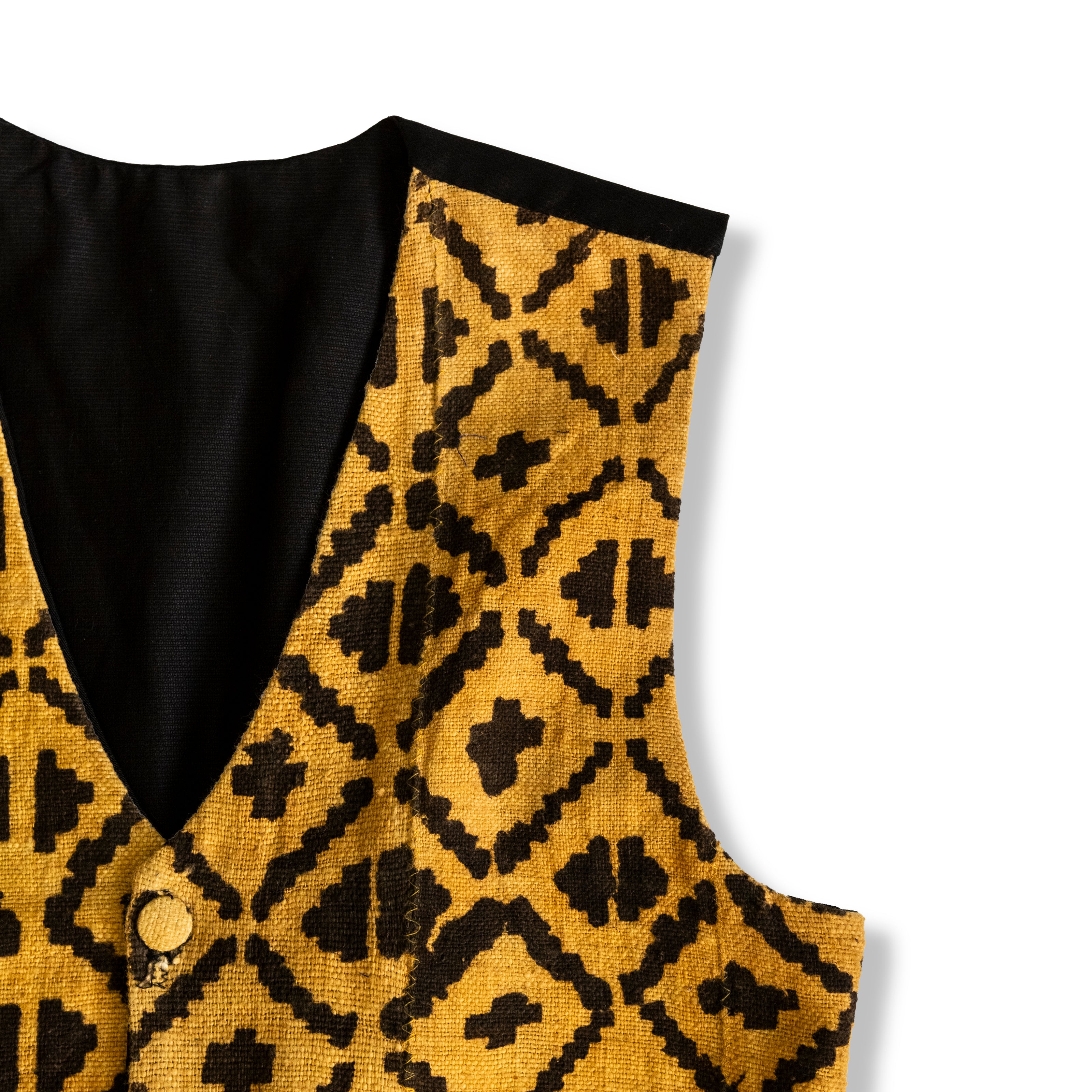 Vintage wool blend funky vest