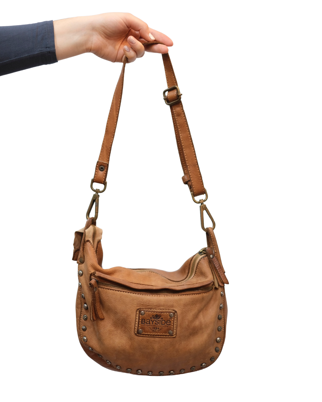 Vintage Bayside leather shoulder bag