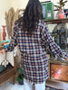 Super long flannel shirt (100% cotton)