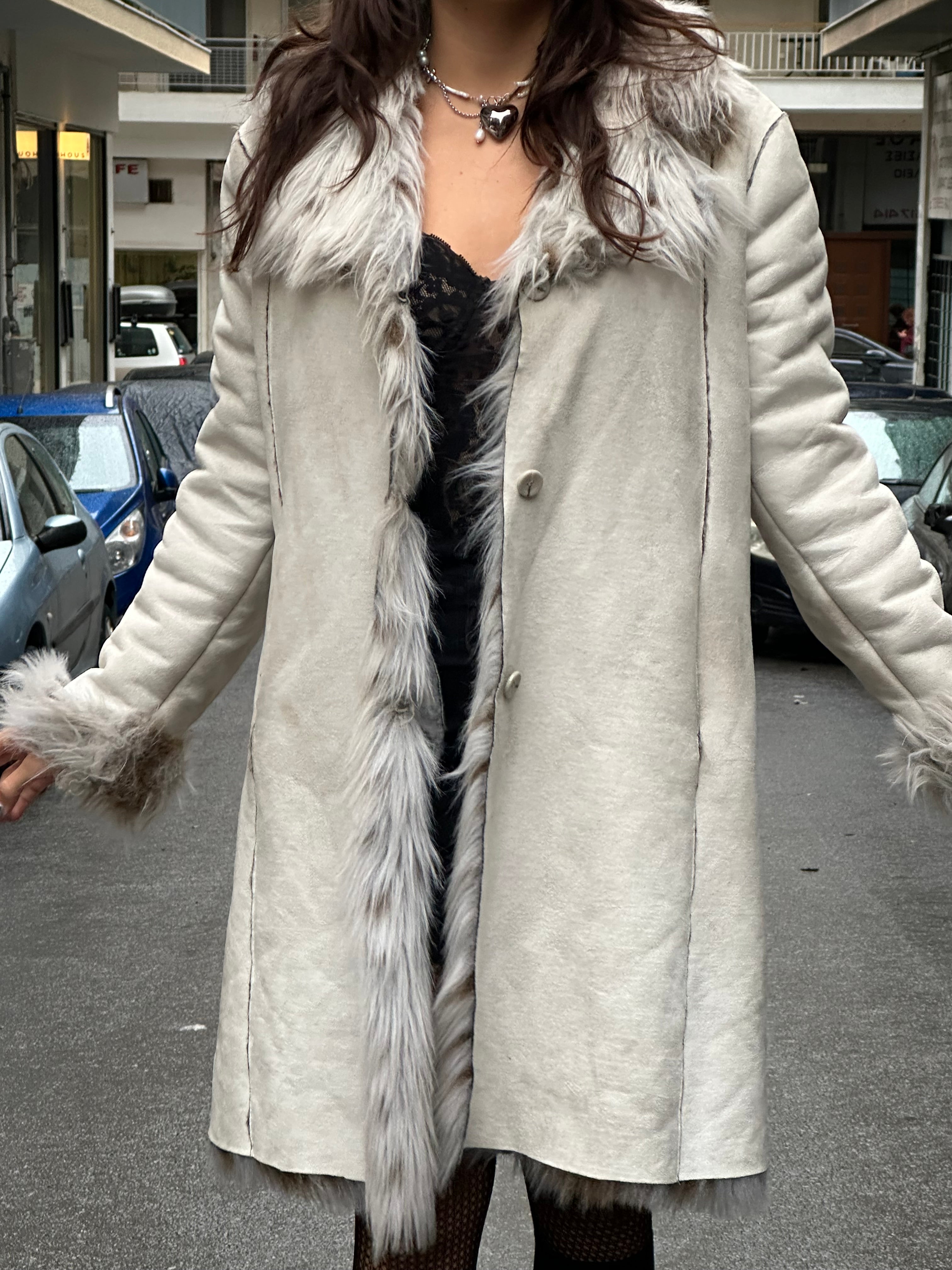 Super hot faux fur Afghan coat