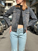 Dark wash denim jacket