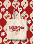 Κερασένιο μωρό tote bag
