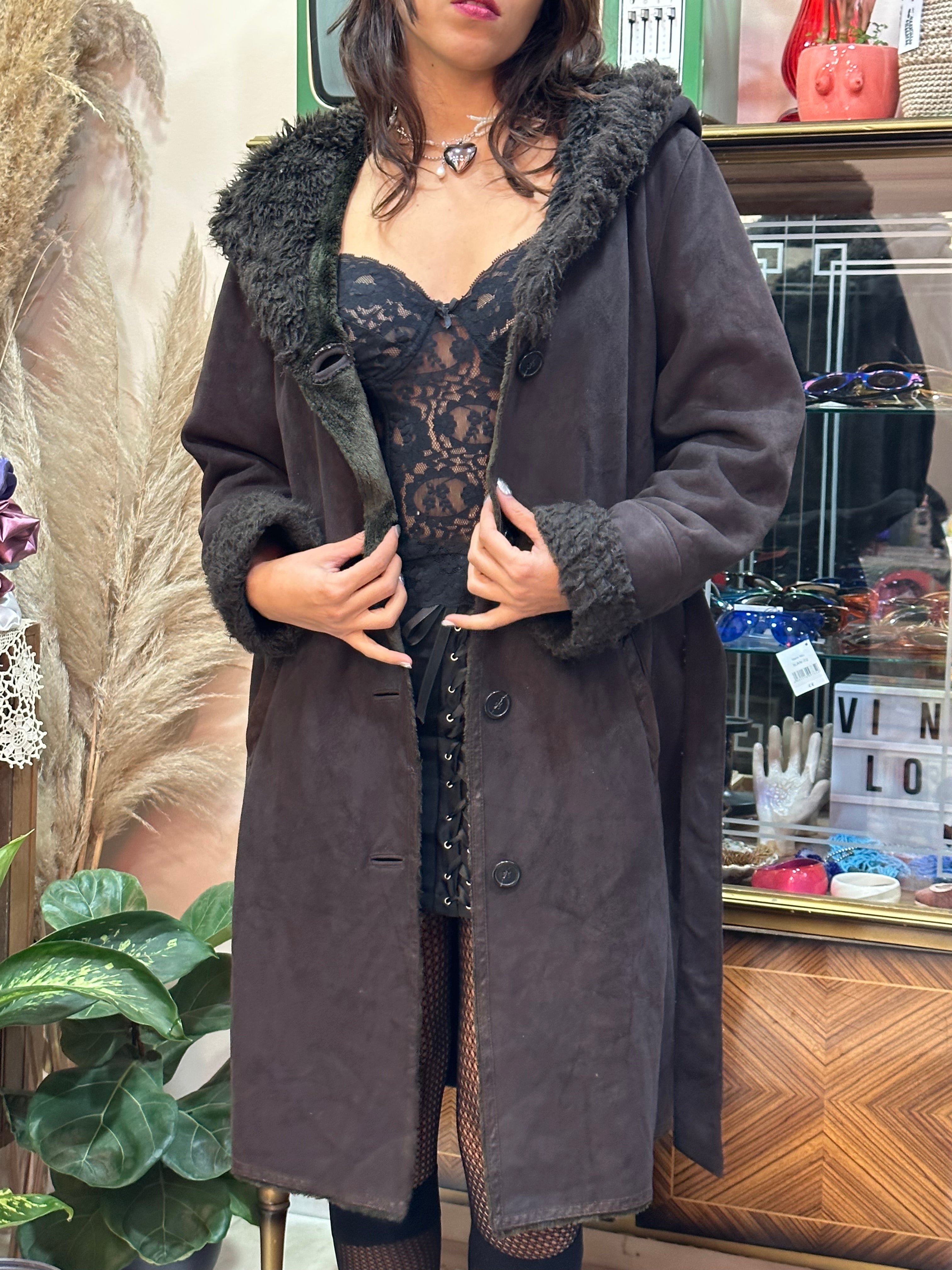 Super hot faux Afghan coat