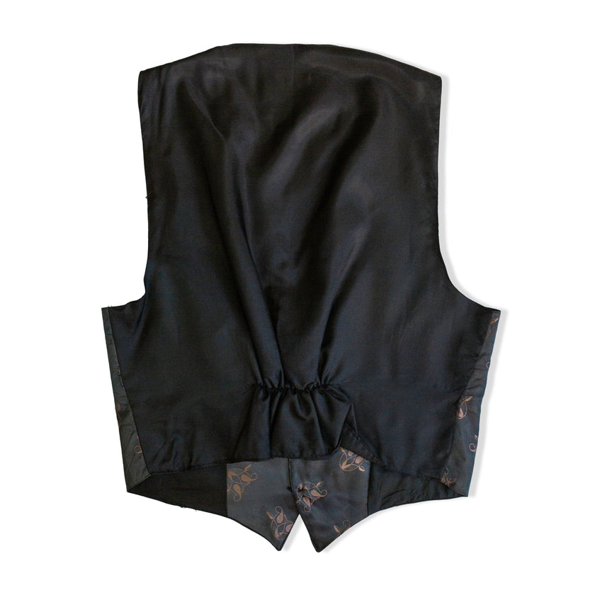 Vintage Men’s jacquard vest (XL)