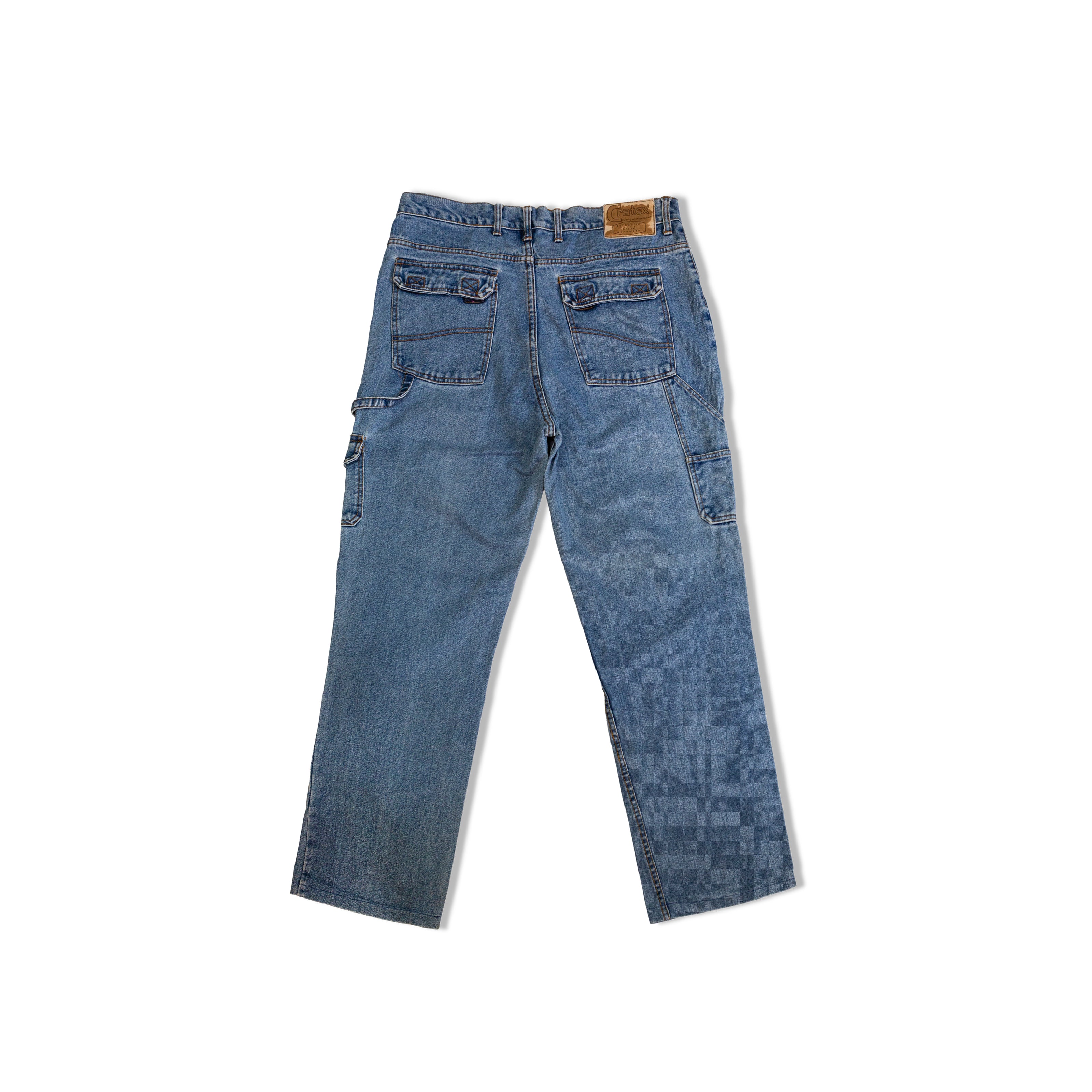 Baggy high waisted jeans w38