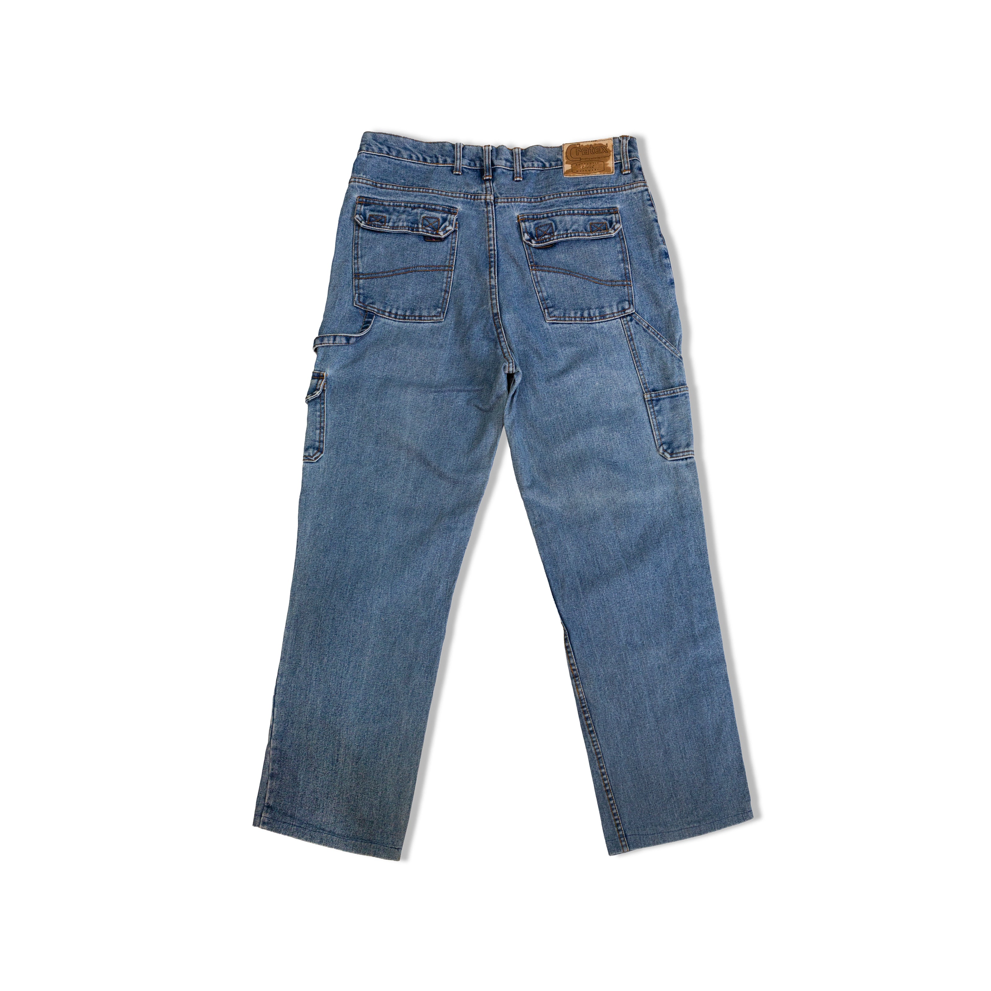 Baggy high waisted jeans w38