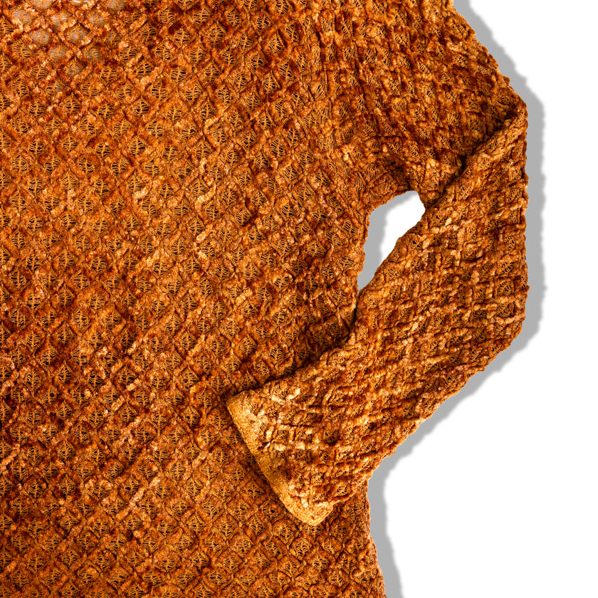 Vintage whimsy 100% viscose knit blouse / dress