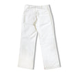 UNITED COLORS OF BENETTON LOW WAISTED WHITE CORDUROY PANTS