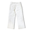 UNITED COLORS OF BENETTON LOW WAISTED WHITE CORDUROY PANTS