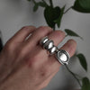 Kimilio silver 925 ring (open back - adjustable size)