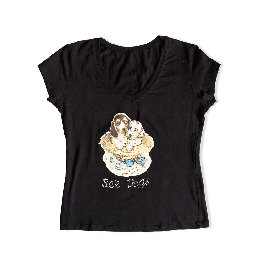 Super cute graphic top (L)