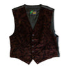 Vintage Henry Saks Men’s velvet patterned vest (L)