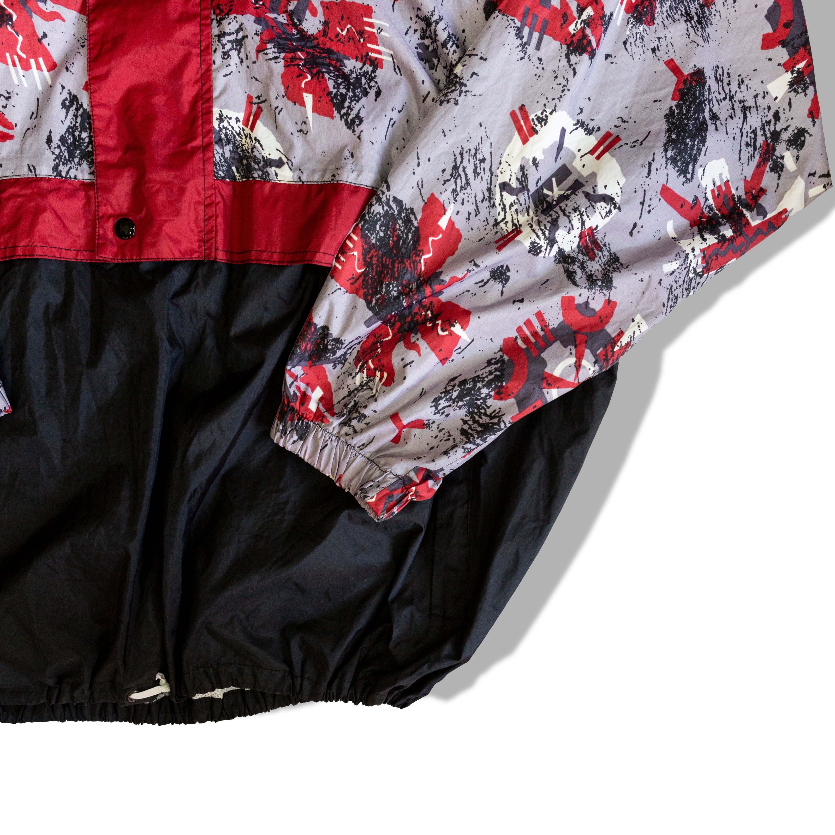 Super cool vintage windbreaker hoodie (XXL)