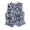Vintage 100% silk vest with beading and sequin detailing