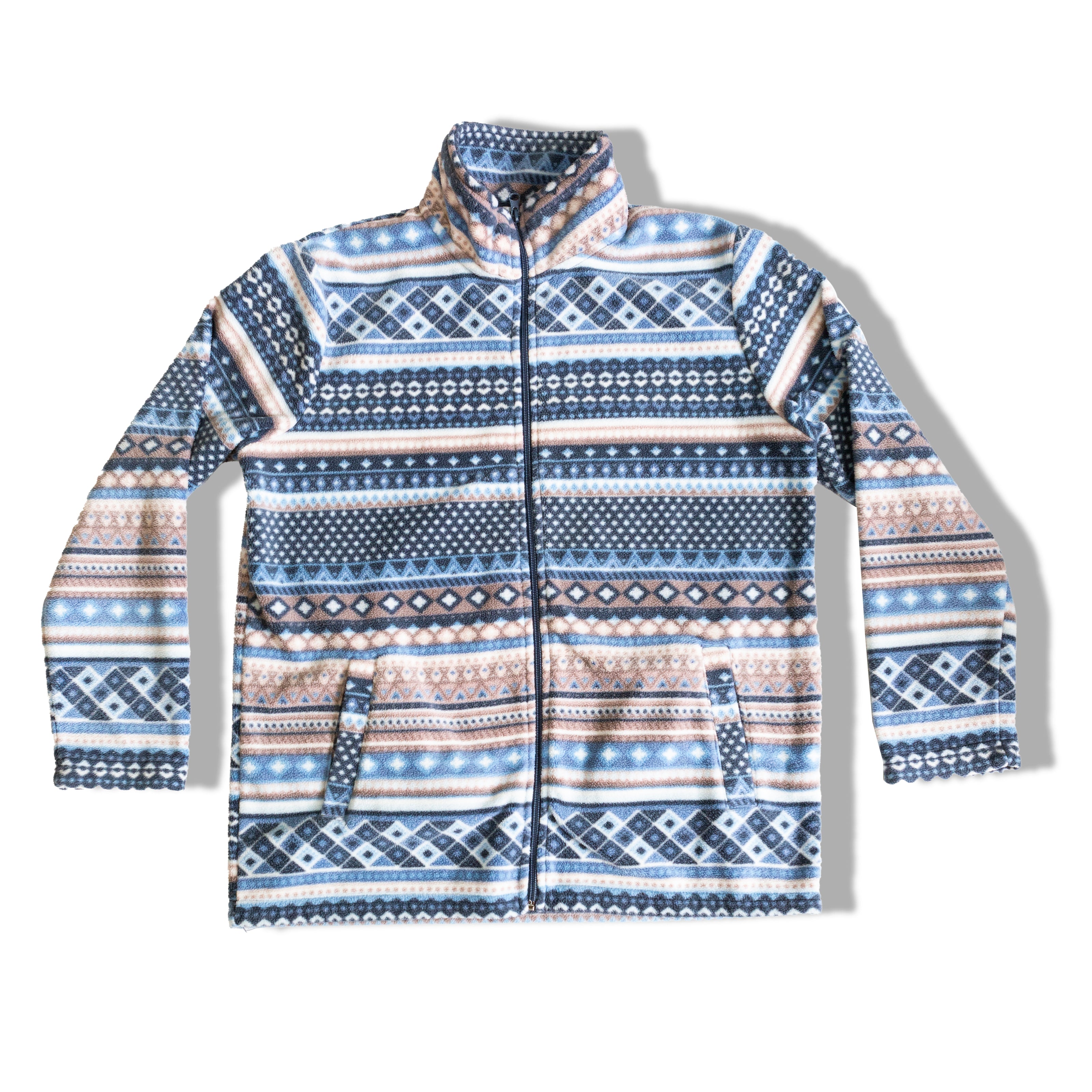 Vintage funky patterned fleece