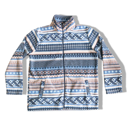 Vintage funky patterned fleece