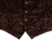 Vintage Henry Saks Men’s velvet patterned vest (L)