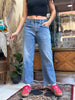 Vintage baggy hand painted jeans