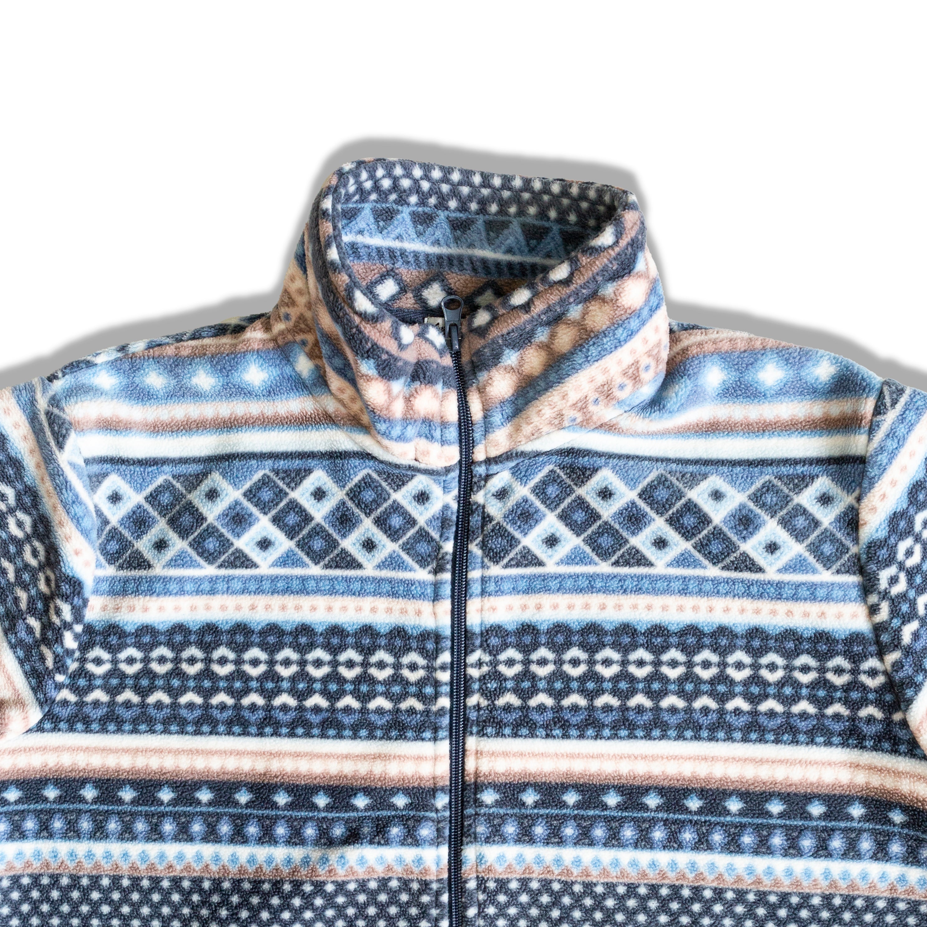 Vintage funky patterned fleece
