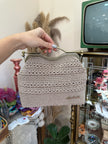 Handmade crochet handbag