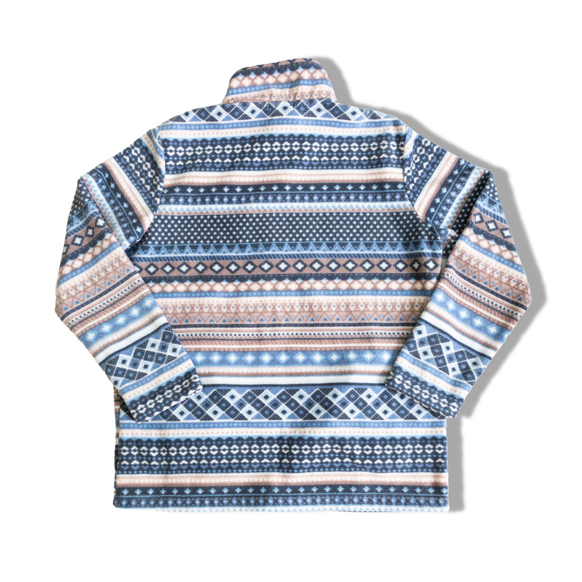 Vintage funky patterned fleece