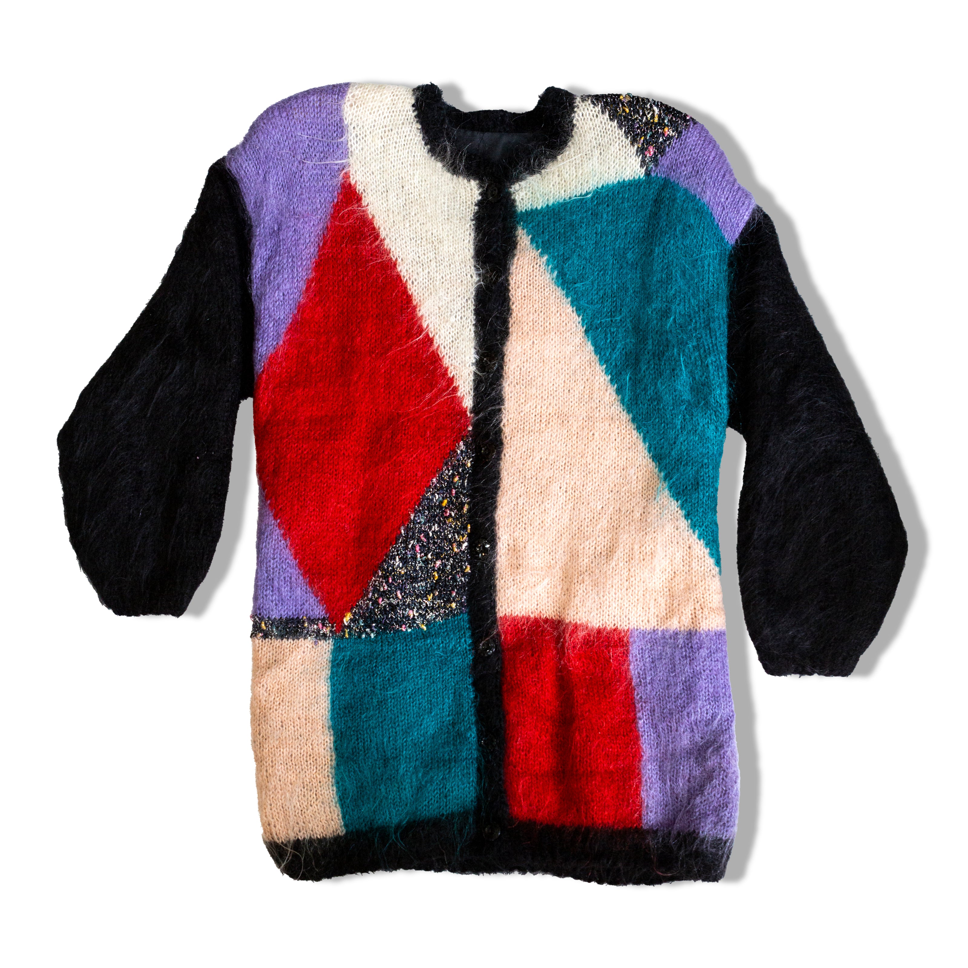Vintage mohair knit cardigan