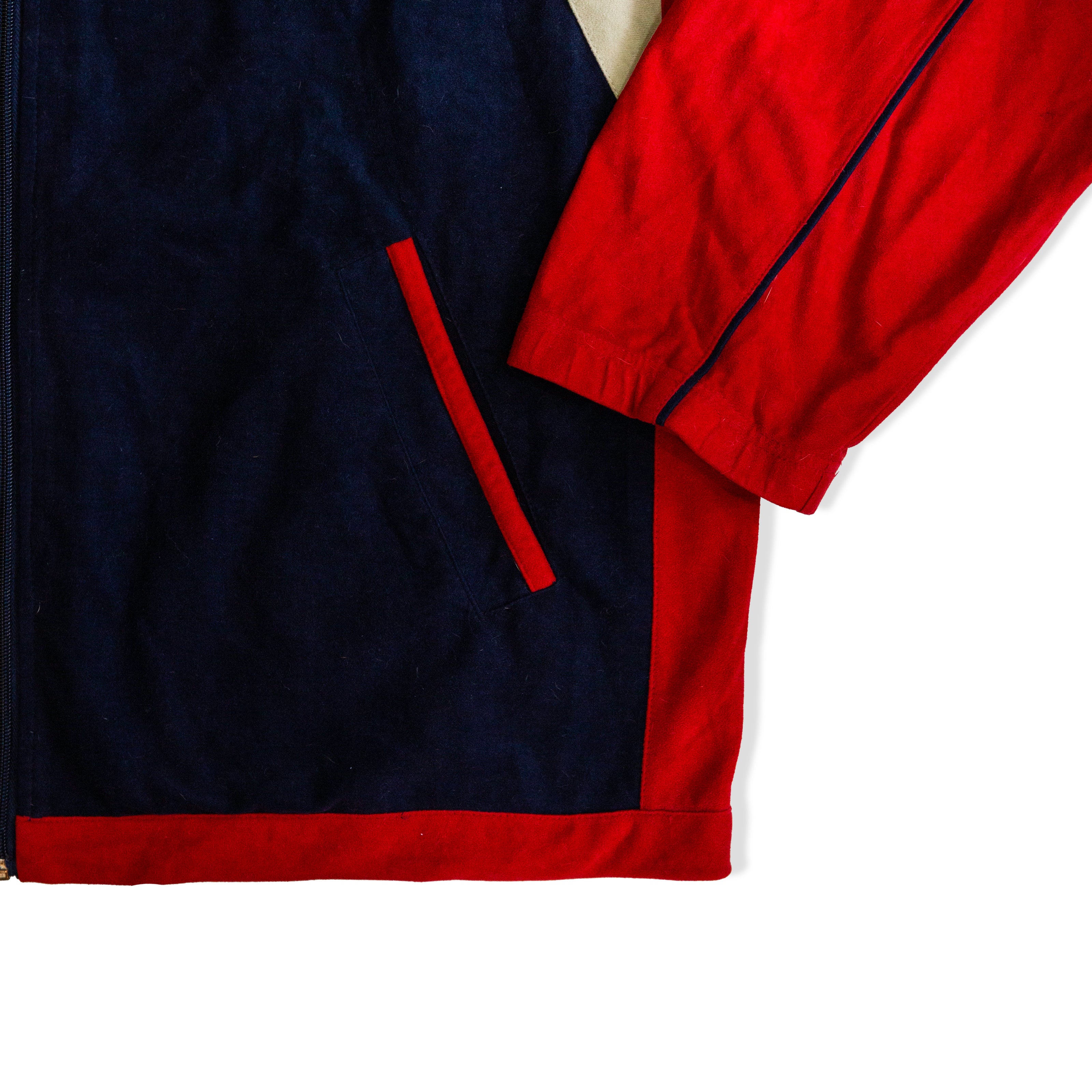 Vintage Men’s 90s Colorblock Jacket (XXL)