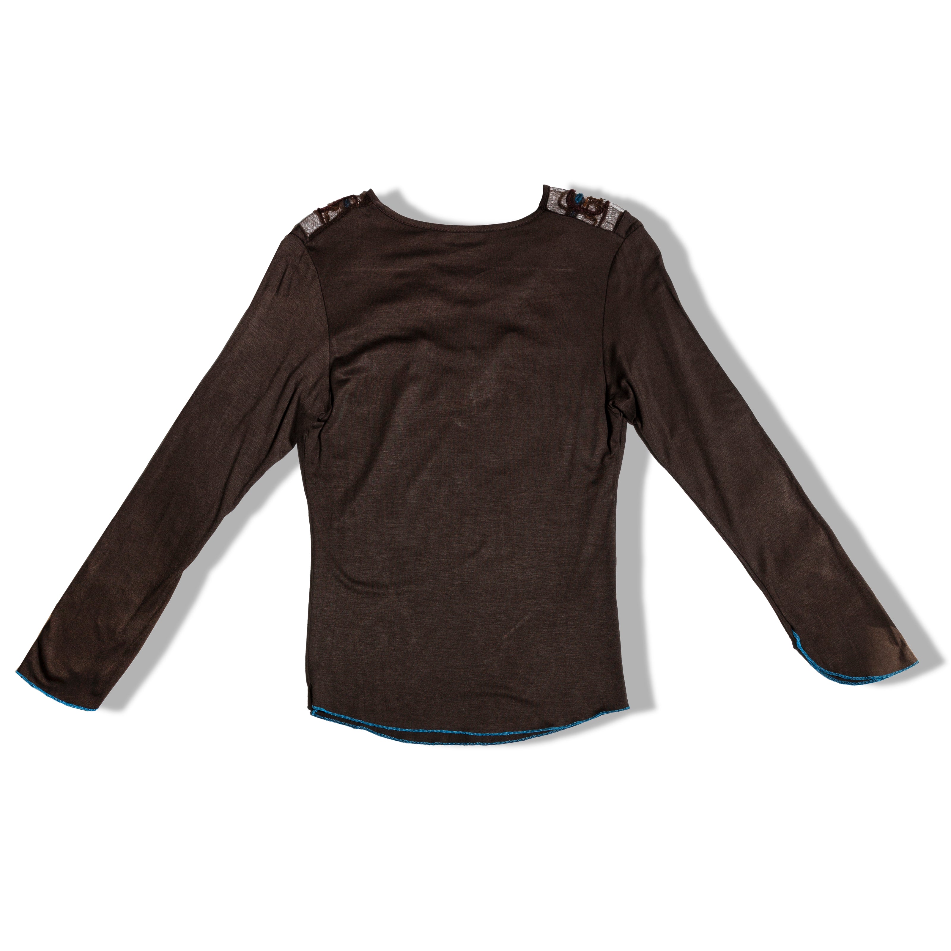 Beautiful embroidered and beaded deadstock top