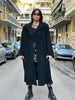 Vintage black wool coat