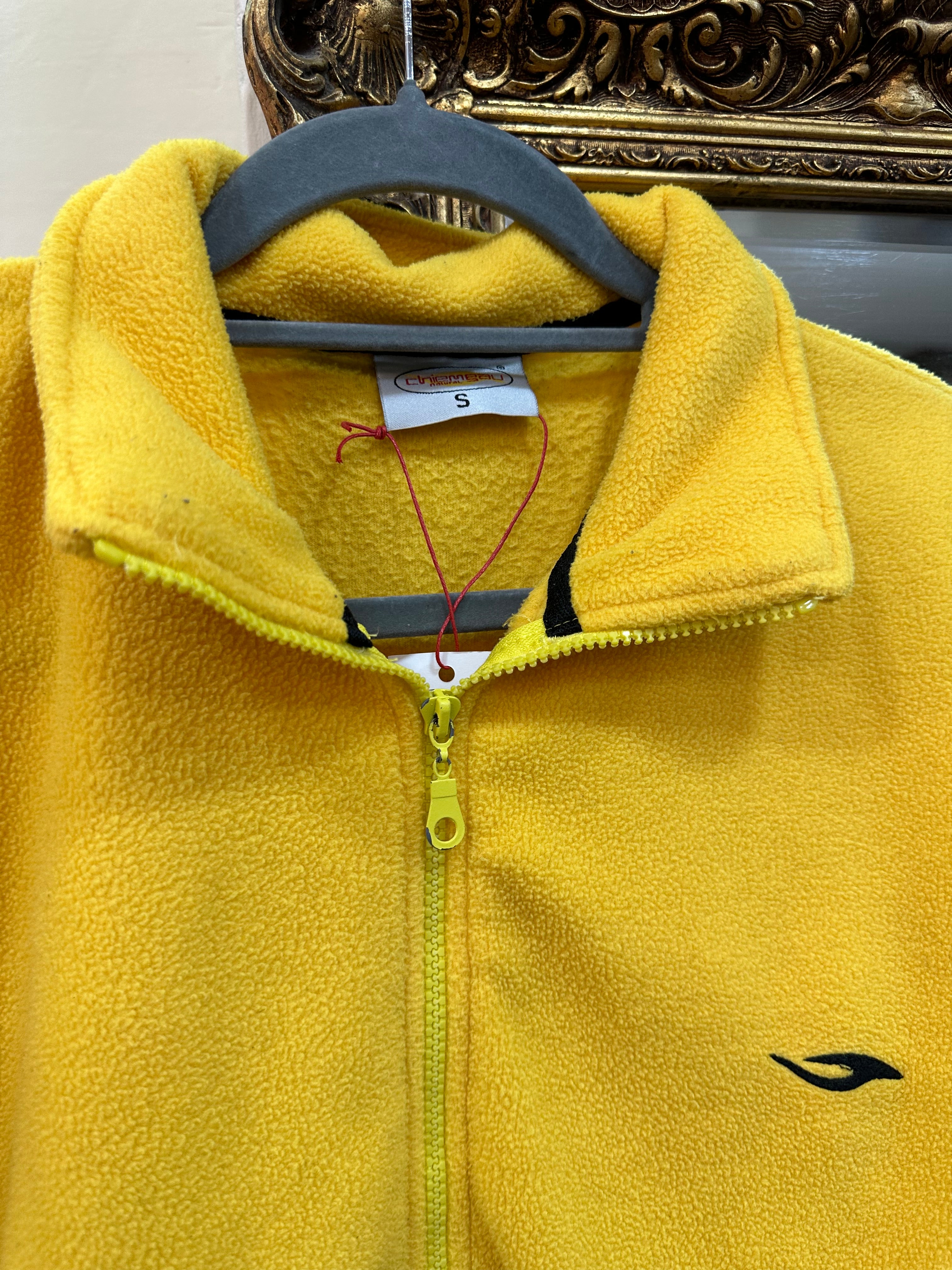 Super hot yellow fleece