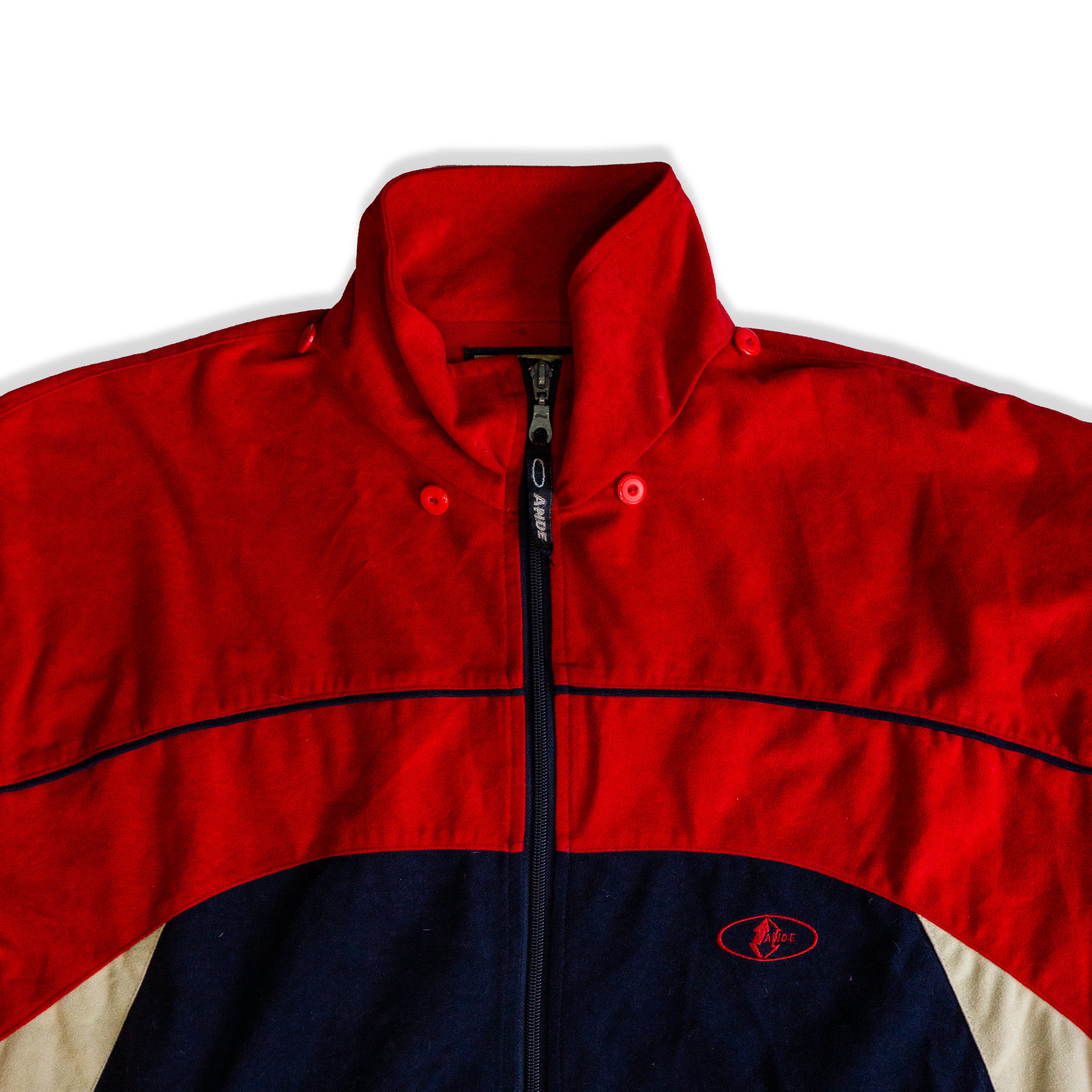 Vintage Men’s 90s Colorblock Jacket (XXL)