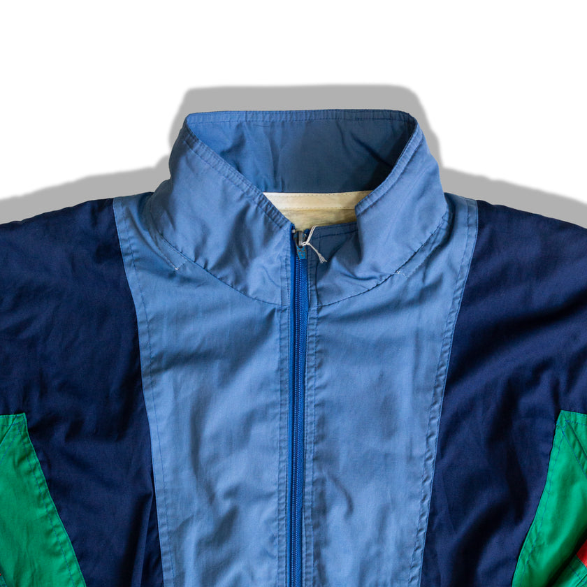 Colorful geometrical windbreaker (XL)