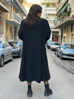 Vintage black wool coat