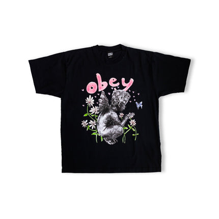 Obey Men's graphic oversized t-shirt (L)