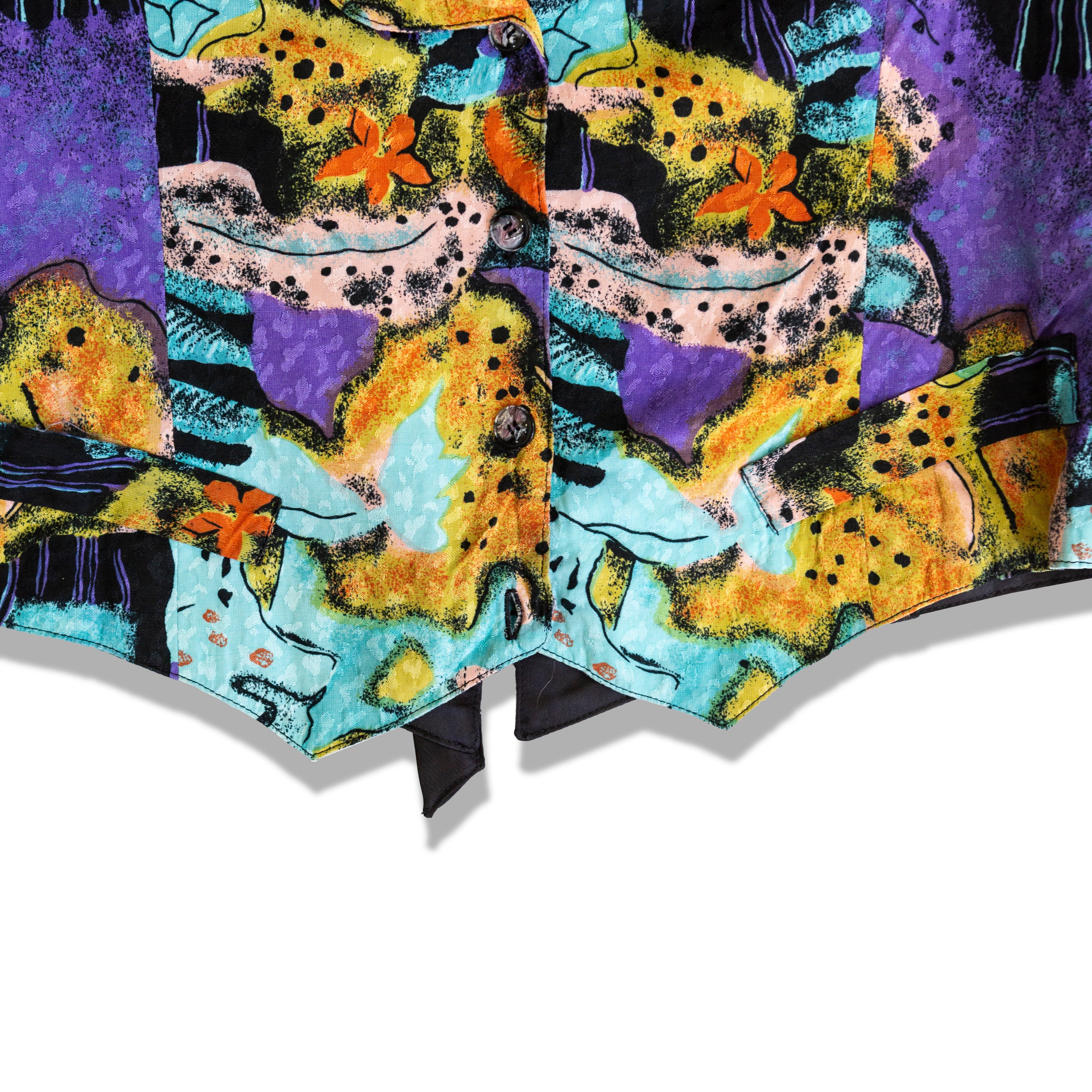 Vintage funky patterned vest